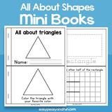 All About Shapes Book Mini Booklet