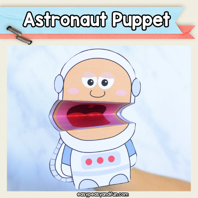 Astronaut Puppet Printable