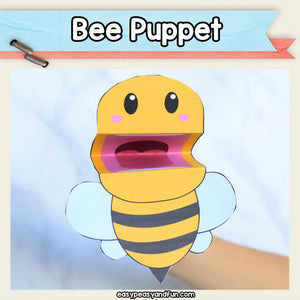 Bee Puppet Printable