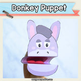 Donkey Puppet Printable