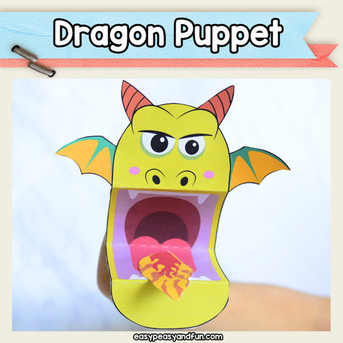 Dragon Puppet Printable