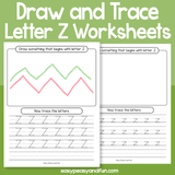 Draw And Trace Letter Y Worksheets