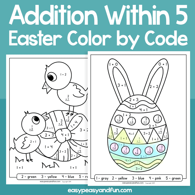 Aster Color By Code Addition Within 5