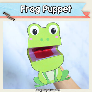 Frog Puppet Printable