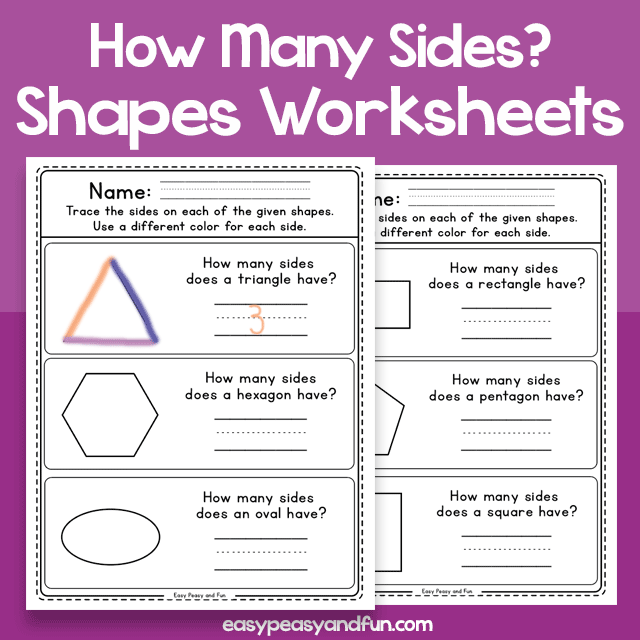 How Many Sides Does A Shape Have Worksheets