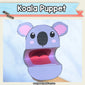 Koala Puppet Printable