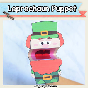 Leprechaun Puppet Printable