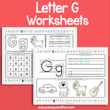 Review The Letter G Worksheets