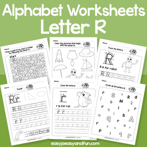 Letter R Worksheets