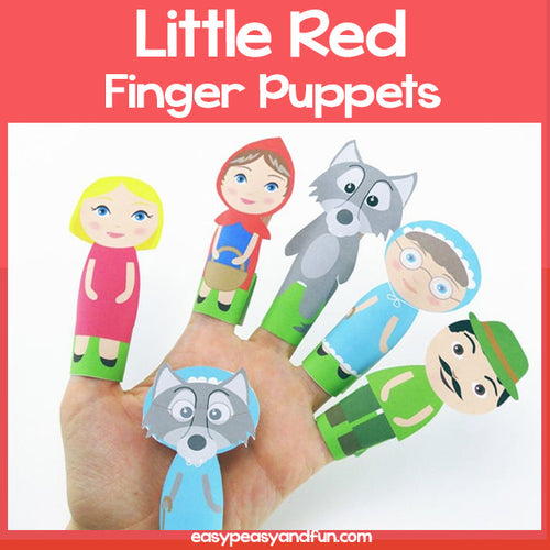 Little Red Riding Hood Finger Puppets