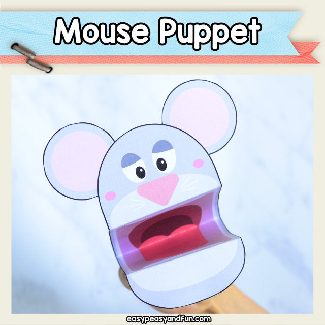 Mouse Puppet Printable