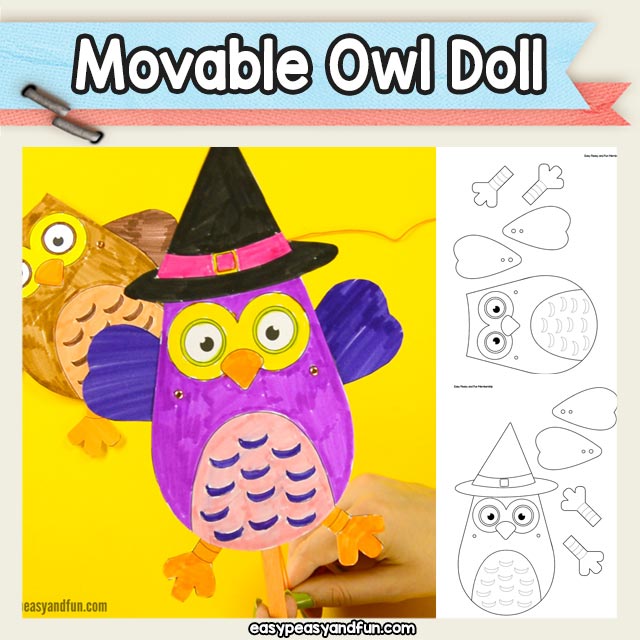 Owl Movable Doll