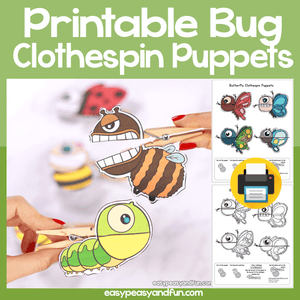 Bug Clothespin Puppets