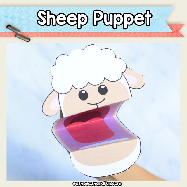 Sheep Puppet Printable