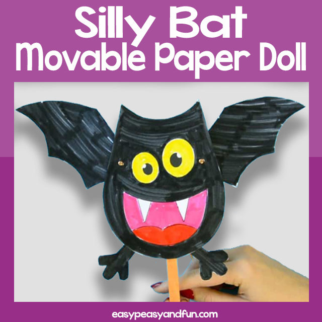 Movable Bat Paper Doll