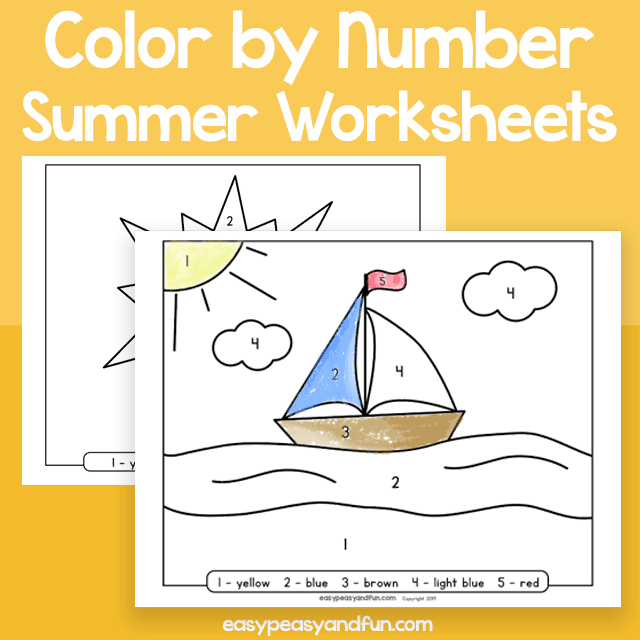 Summer Color By Number – Color By Code