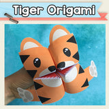 Tiger Fortune Teller – Cootie Catcher Origami Puppets