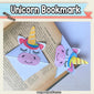 Printable Unicorn Corner Bookmark