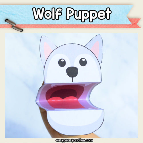Wolf Puppet Printable